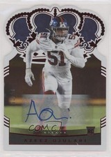 2021 Panini Chronicles Crown Royale Rookie Red /75 Azeez Ojulari #CR-39 Auto 0c2