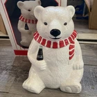 VTG 1994 Coca Cola Polar Bear Always Cool Cookie Jar In Box Item # 91051