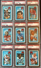 1971 Kelloggs Football GRADED Set w/ 59 PSA & 1 BVG - (36) 9s (3) 8.5s (21) 8s