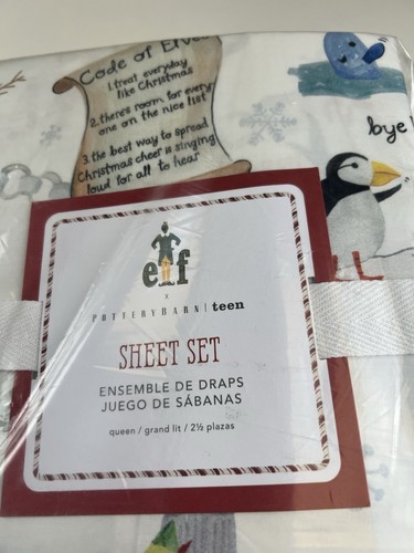 Pottery Barn Teen Elf™ Lakenset - Queen - Urlaub Bettwäsche + 2 STND Kissenbezüge - Bild 3 von 7