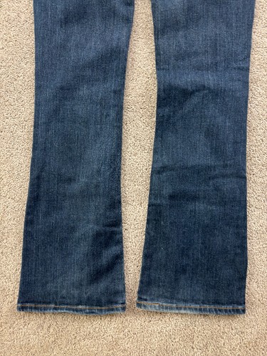Levi's Jeans Junior's 7 M 30x32 Boot Cut Dark Wash Flap Pocket Super Low Western - Picture 13 of 17