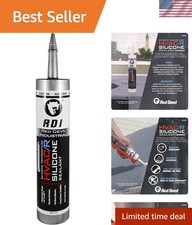 Extreme Temperature Silicone Sealant HVAC R Waterproof Aluminum 280ml 1 Pack