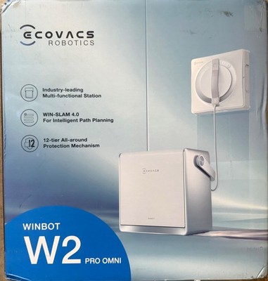 WINBOT W2 PRO Omni Portable Window Cleaning Robot with Multi-Functional Stati...
