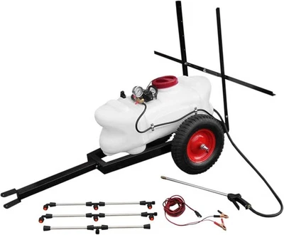 PULVERISATEUR ELECTRIQUE 12V POUR QUAD TRACTEUR BUGGY, SUR REMORQUE – EPANDEU... - Photo 1/4