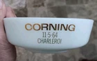 PYREX Corning Charleroi 1964 50 YEARS OF BRIGHTER TASTING MEALS RARE HTF Bowl