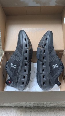 Size 7.5 - ON Cloudgo Wide Black Eclipse W
