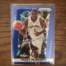 2024-25 Panini Prizm Deca Tracy McGrady #230 Legends Blue Prizm /149 Raptors