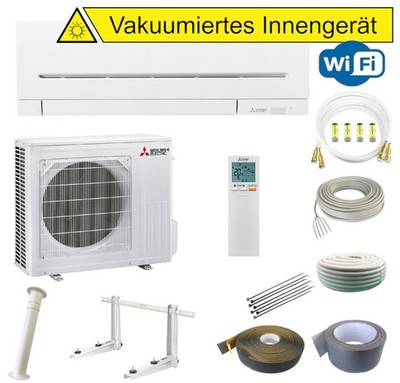 Klimaanlage Split Mitsubishi MSZ-AP60VGK 6,1 kW WiFi mit Quick Connect Set