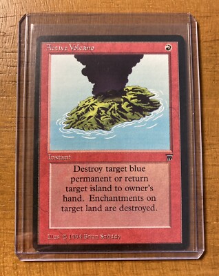 volcanic  mtg　3ED 美品 Volcanic Island from Revised Edition (3ED) MTG Proxy - magic
