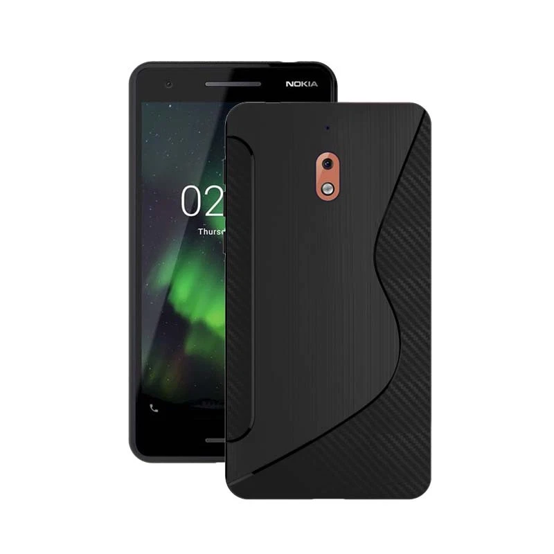 Funda de gel de silicona resistente a prueba de golpes para teléfono Nokia 2.1 Foto 2 de 4
