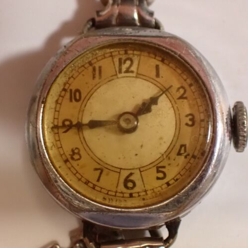 Antique Sector Dial Ladies Watch - Ticking - Foto 1 di 11