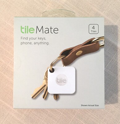 (4 Pack) 2016 Tile Mate Bluetooth Smart Key/Wallet/Cellphone Item Tracker Finder