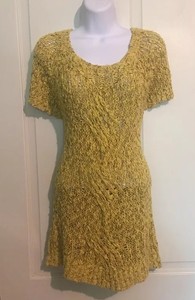 short sleeved yellow tunic