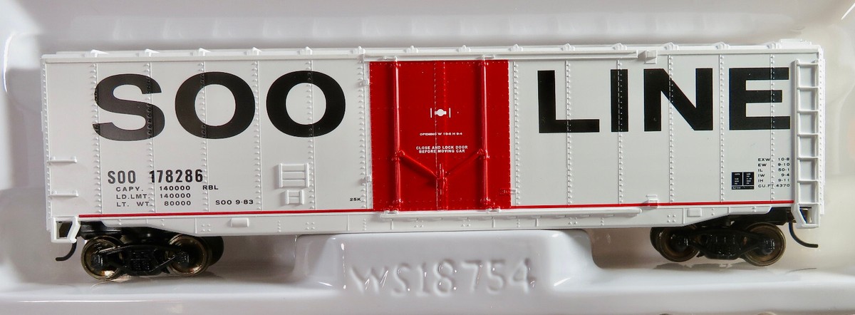 99 Cent HO Scale Model Railroad Trains Walthers Soo Line Boxcar