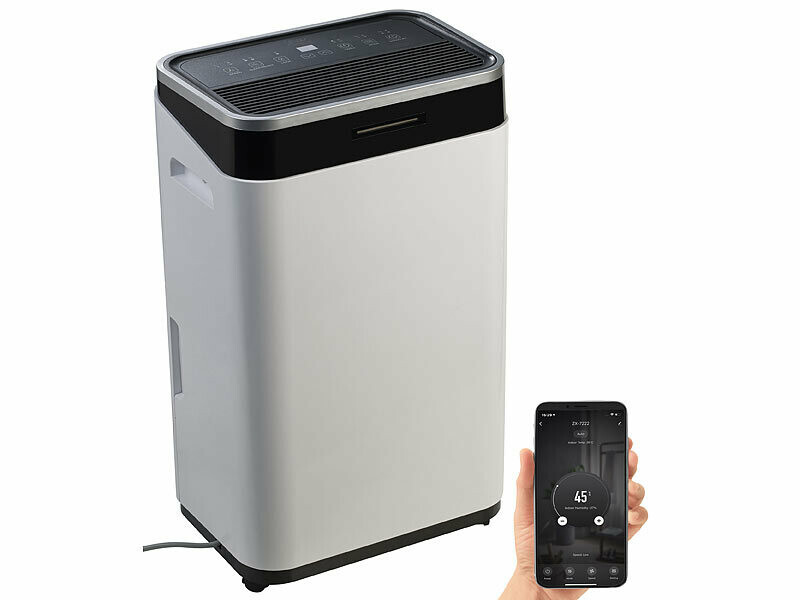 Déshumidificateur connecté LFT-400.app 25 L/J idéal pour salon et cave