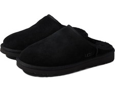 Ugg Z42107 Men's Black Classic Slip On Slippers Size US 7 EU 40