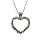 Pandora Floating Heart Locket Necklace Medium 23.5" 590544-60