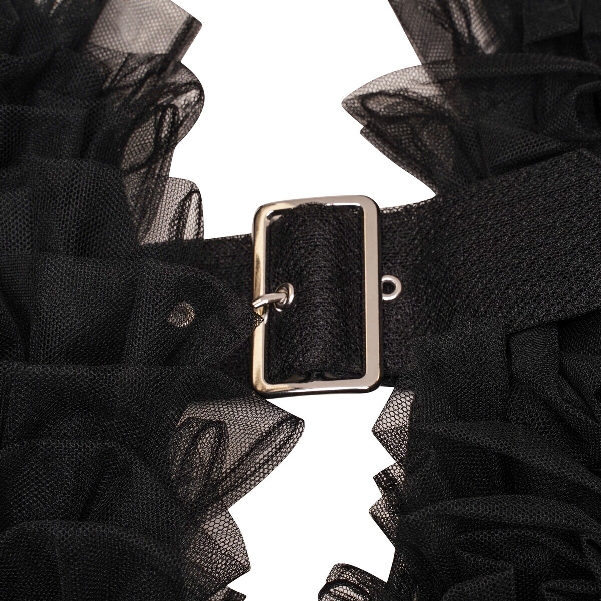 NEW Noir Kei Ninomiya Comme des Garcons Tulle Black Vest NEW Noir Kei Ninomiya Comme des Garcons Tulle Black Vest
