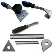 Xcalibur Tungsten Carbide Scraper and blades Heavy Duty Scrapers for Wood, Metal