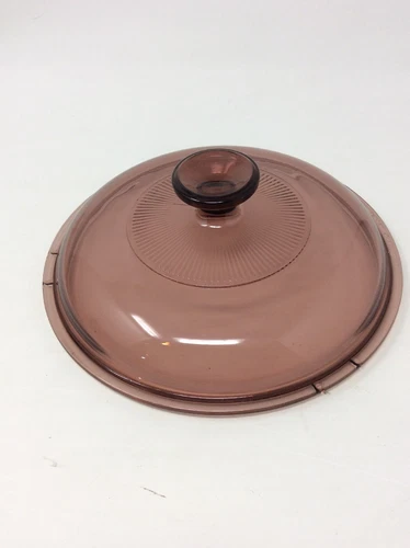 Pyrex V2 5C 33 Cranberry 8 1/4” Replacement Lid Pyrex Vision Corning Ware