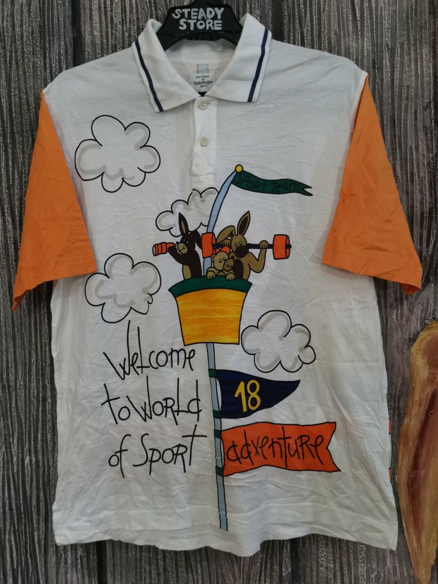 VINTAGE JEAN CHARLES DE CASTELBAJAC SPORT POPART FAMILY TEAM BOAT 