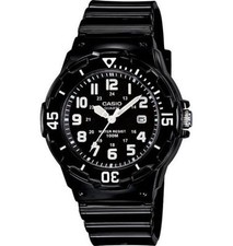 Casio LRW200H-1BV, Women's Analog Black Resin Band, 100 Meter WR, Date