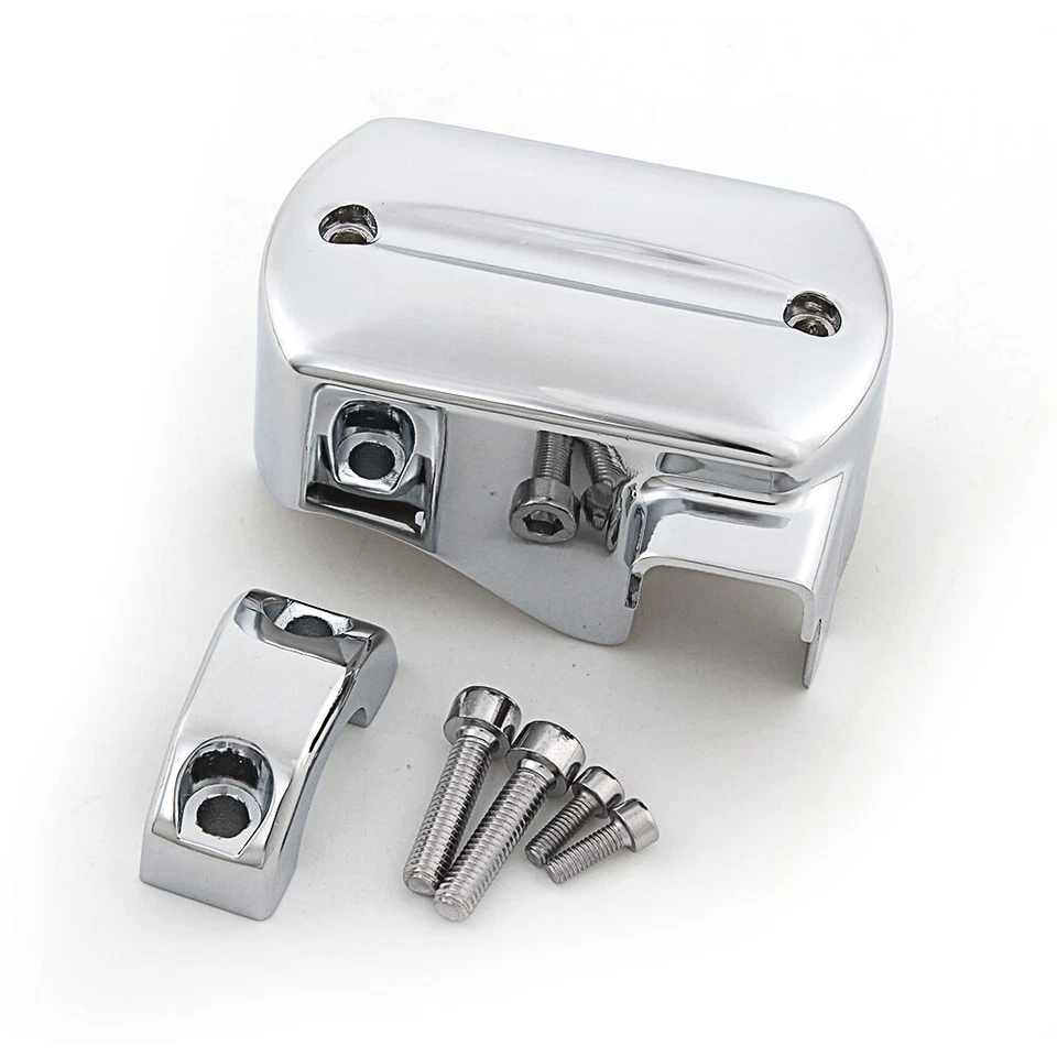 Cubierta de cilindro maestro de líquido de frenos delantero apta para Yamaha V-Star 650 950 1100 1300 Foto 3 de 4