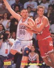 SIGNATURE ROOKIES GREG OSTERTAG KANSAS SIGNED W/ COA