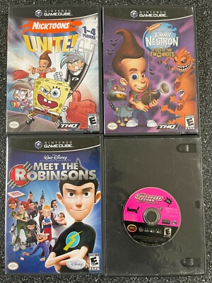 GameCube Game Powerpuff Girls Relish Jimmy Neutron Nicktoons