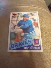 1985 Topps Bob Horner Atlanta Braves #410