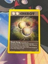 Miracle Energy 16/105  Holo Neo Destiny 2000 WOTC Pokemon Card