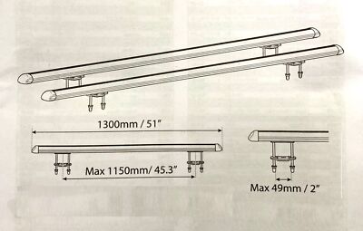 Barre Portapacchi Per Fiat Idea 2005-2012 - In Alluminio, Portata 90kg, Con Antifurto - Foto 3
