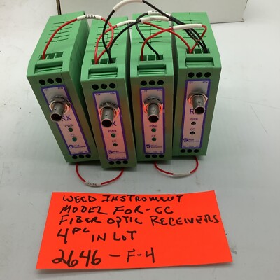 Weed Instrument Fiber Optic FOR-CC Receivers (4 Pc In A Lot)2646-F 4