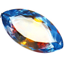 BI COLOR PITAMBARI SAPPHIRE Marquise CUT 14.25 CT CERTIFIED LOOSE GEMS Best