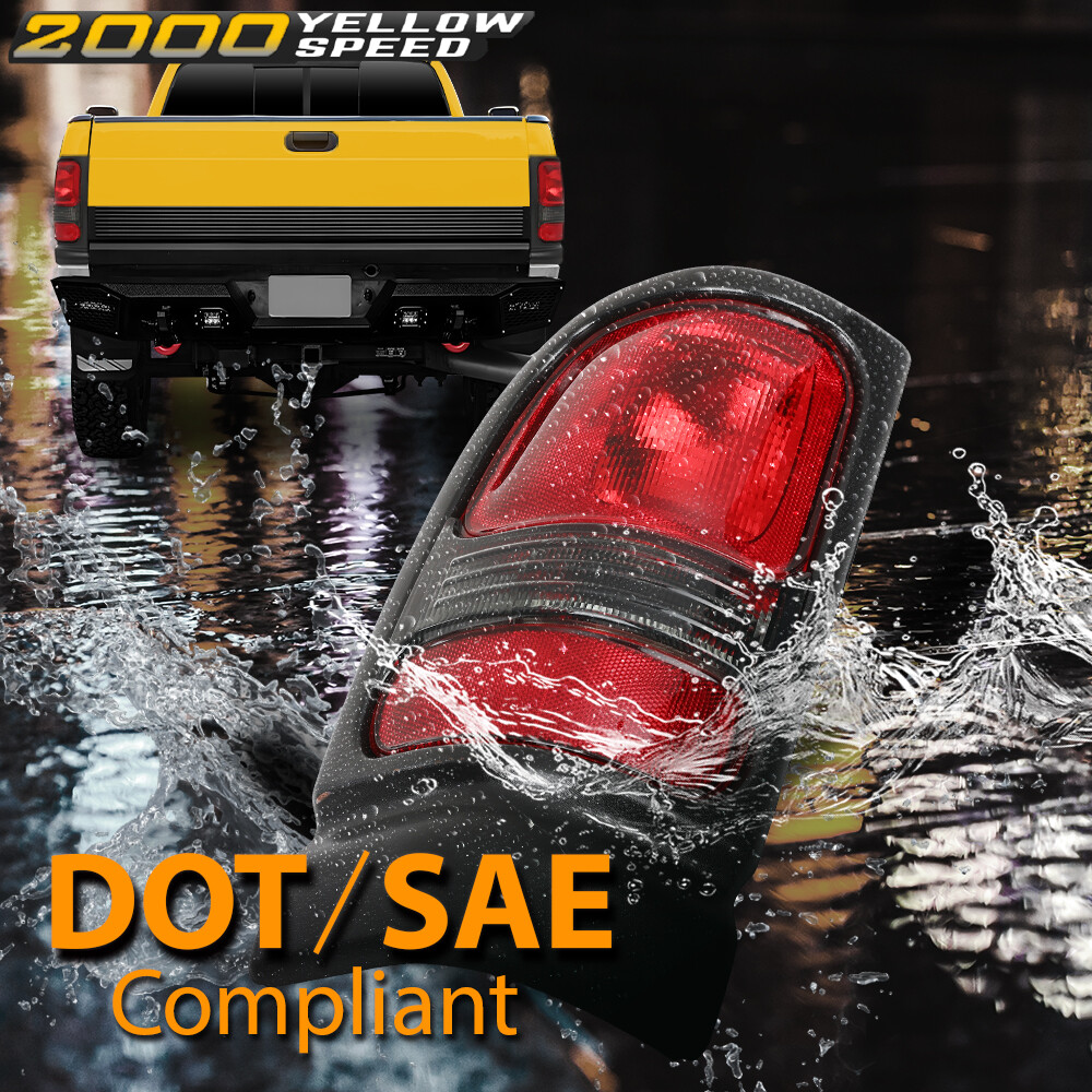 Fit For 1994-2001 Dodge Ram 1500 94-02 2500 3500 Pickup Tail Lights Brake Lamps