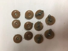 Buttons for WWII & Post WW2 British Army Green Denim Overalls Blouse Work Jacket