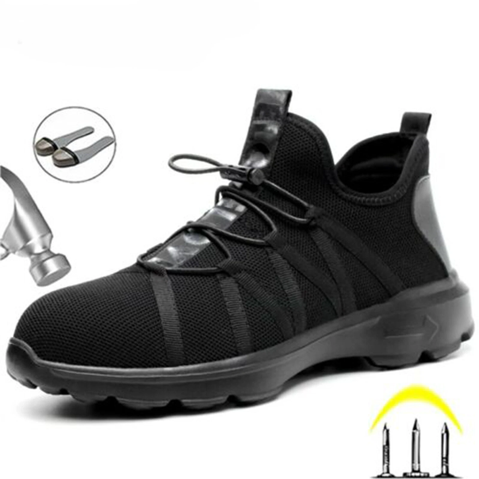 Indestructible Safety Men's Shoes Steel Toe Boots Puncture-Proof Work Sneakers
Opens in a new window