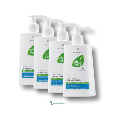   4er-Pack - LR Aloe Vera Hand Soap Hand Seife, je 250ml - MHD 13.04.2026 