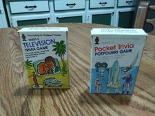 Hoyle Pocket Trivia Card Games 1984 - Potpourri Series 12 TV Trivia Series 2
