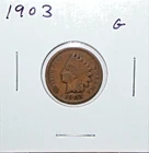 1903 US Indian Head Cent  G Good Free Shipping