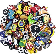 35 Pcs Random Shoe Charms for Boys Cartoon PVC Accessories