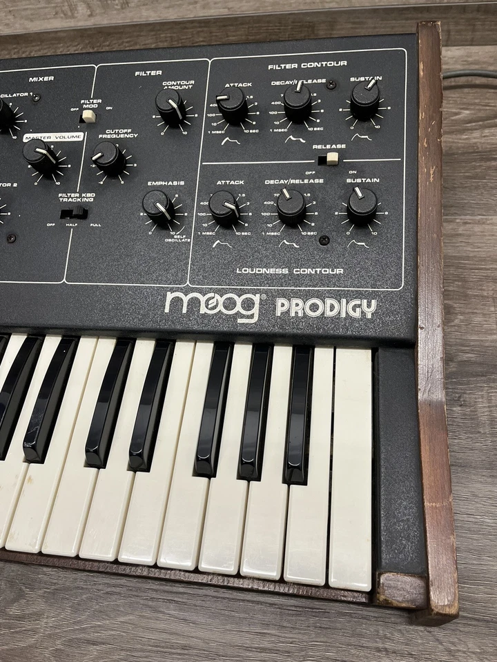 Moog Prodigy 32-Key Monophonic Analog Synthesizer 1979 - 1984 - Black *READ* - Image 2 of 4