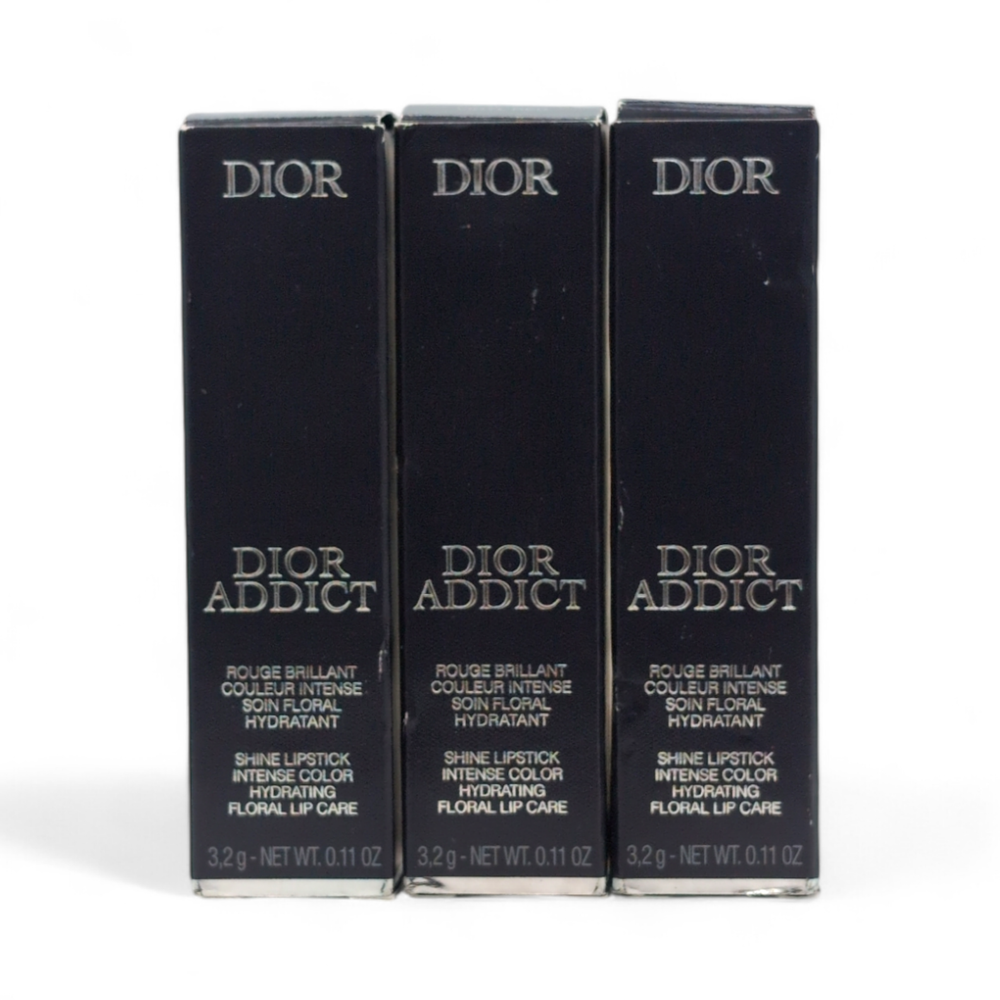 Dior Addict Rouge Brilliant Shine Lipstick – Hydrating, 0.11 oz, Choose Shade