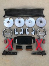 Fiat 124 Grill Bumper Guards Lights Hub Cabs Familiare Wagon Berlina Special Lot