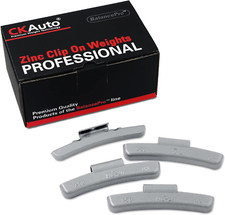 Mc-Series Zinc Clip on Wheel Weights, 1.5Oz, Coated, 25 Pcs/Box