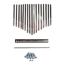 Aluminium Alloy Kalimba Keys Single Board Thumb Piano Mbira Keyboard Accessories