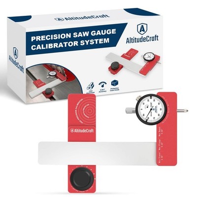 0.001'' Precision Table Saw Alignment Gauge - CNC Milled Zero-Wobble Calibrati...