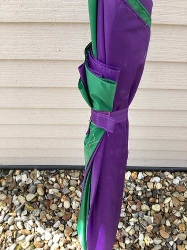 Wimbledon Tennis Championship Large Spectator Umbrella Purple,Green - Clean/Used - Picture 4 of 24