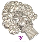 Reed & Barton Sterling Silver GOOD LUCK WHISTLE PENDANT Shamrock Clover