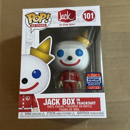 Funko POP! Jack In The Box Jack Box In Tracksuit 2021 Summer Virtual +protector